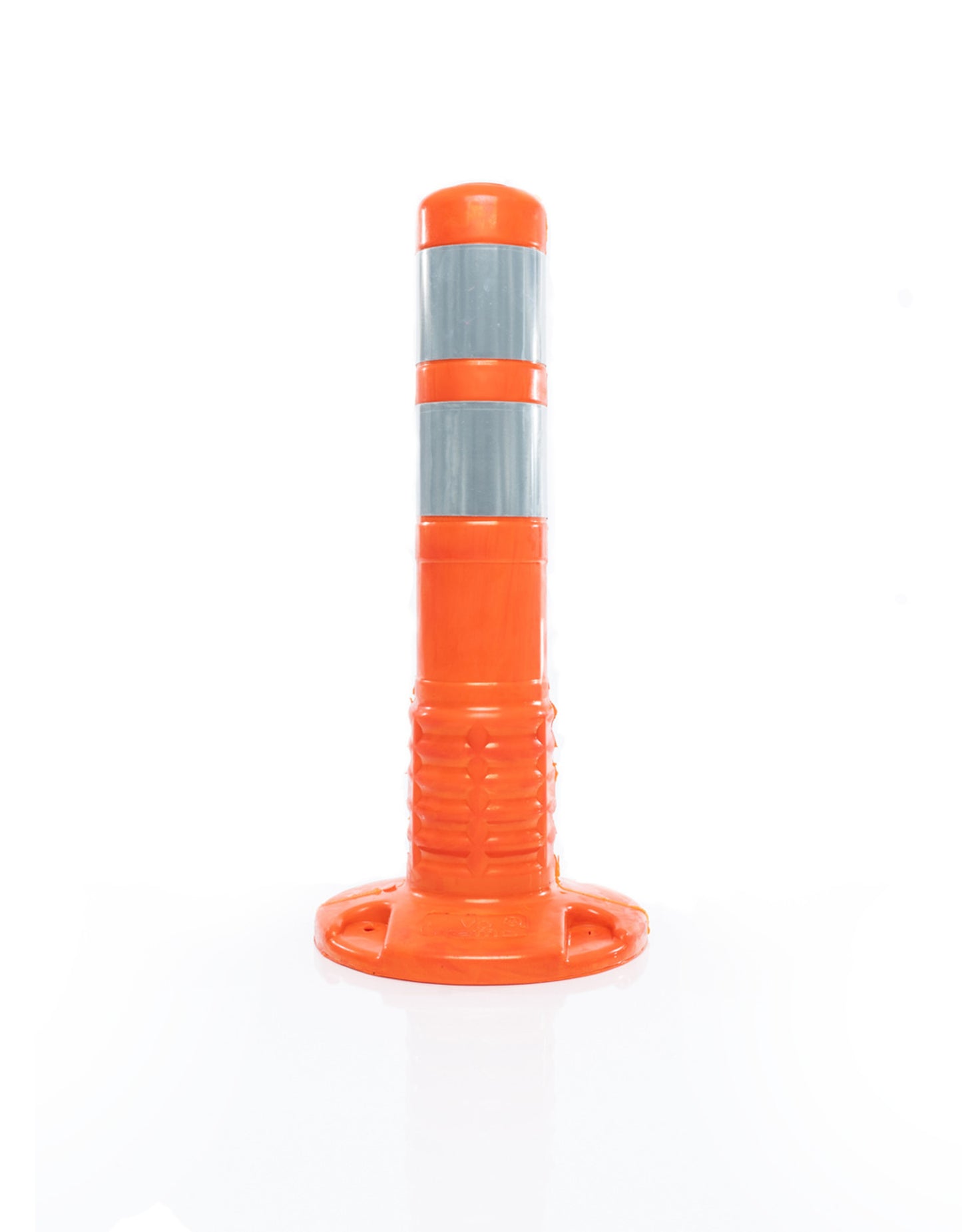 Balise autorelevable flexible jalonnement 45 cm orange