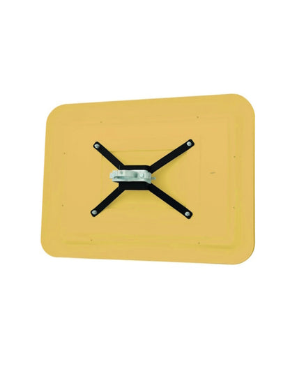 Miroir industrie parking et logistique - jaune / noir - 100 x 80 cm