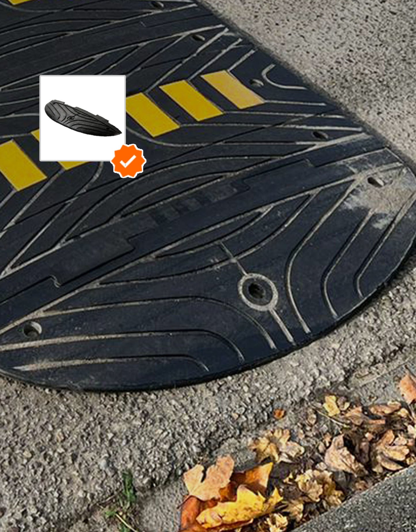 Ralentisseur vitesse embout modulaire pour véhicules lourds - H 50 mm