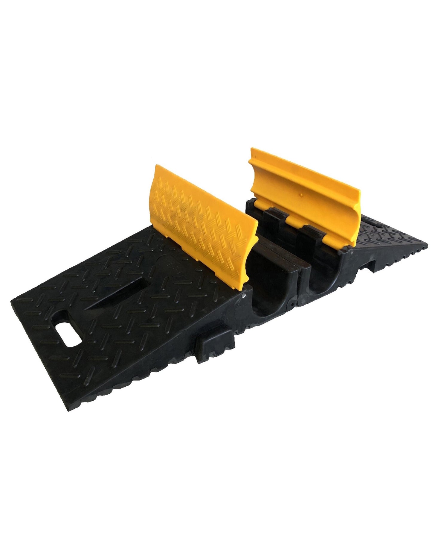 Passe-câble pliable, double canal 80 mm, résistant 40 T