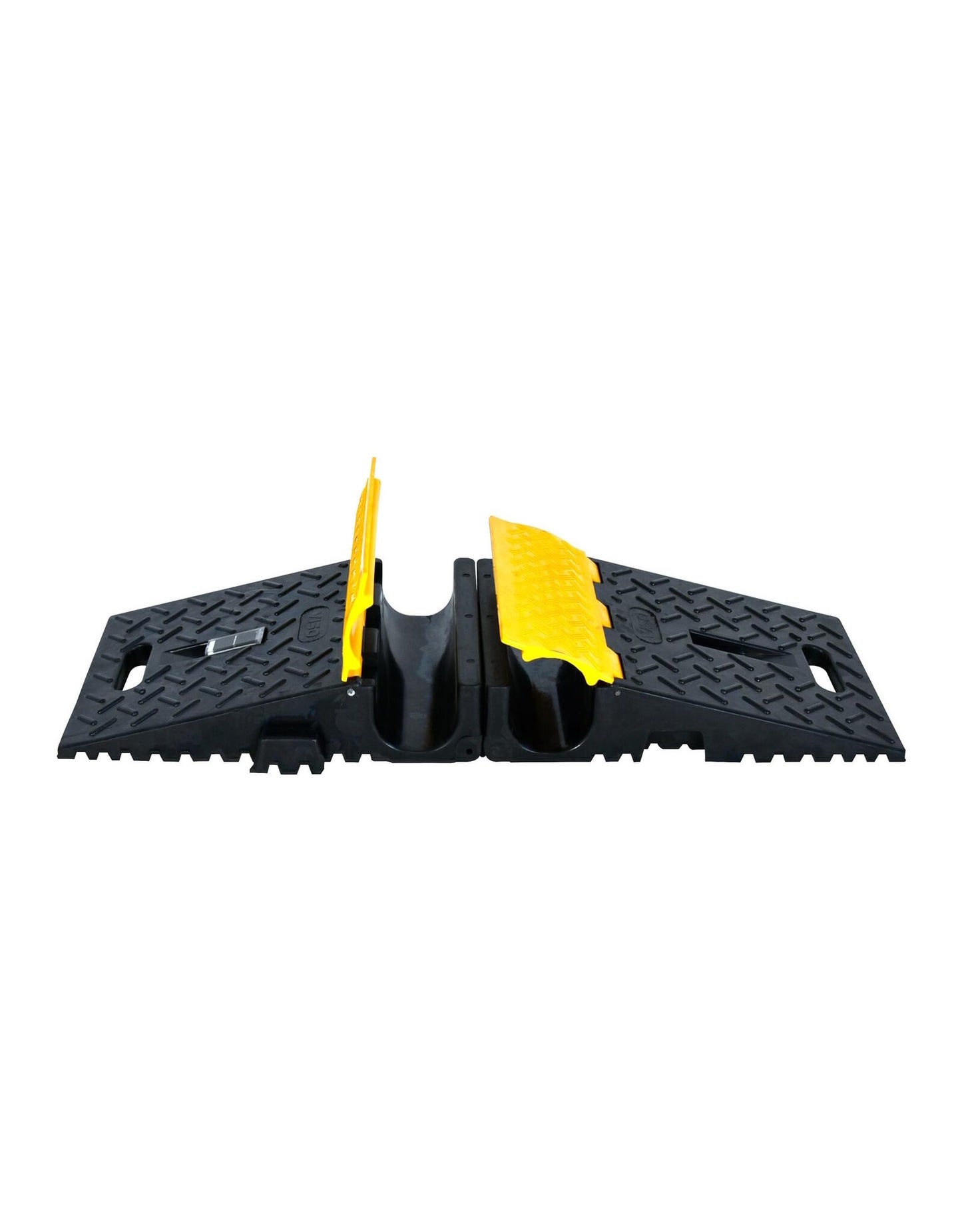 Passe-câble pliable, double canal 80 mm, résistant 40 T