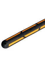 Séparateur de voie pour piste cyclable en caoutchouc noir / jaune