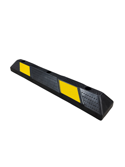 Butée de parking, noir / jaune, 90 cm
