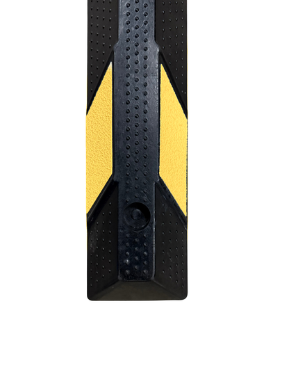 Butée de parking, noir / jaune, 90 cm