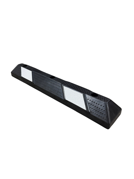 Butée de parking, noir / blanc, 90 cm