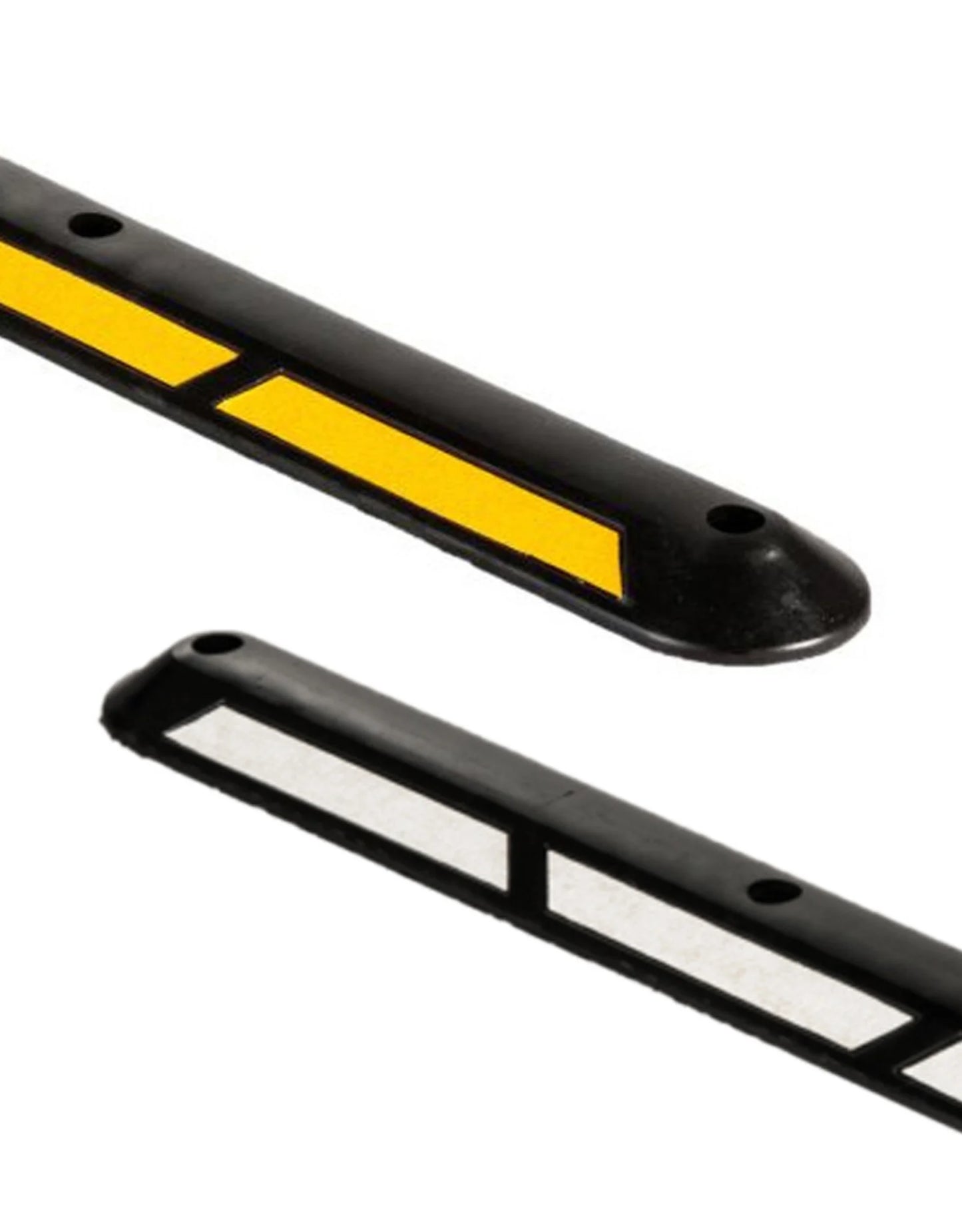 Séparateur de voie pour piste cyclable en caoutchouc noir / jaune