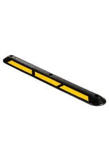 Séparateur de voie pour piste cyclable en caoutchouc noir / jaune