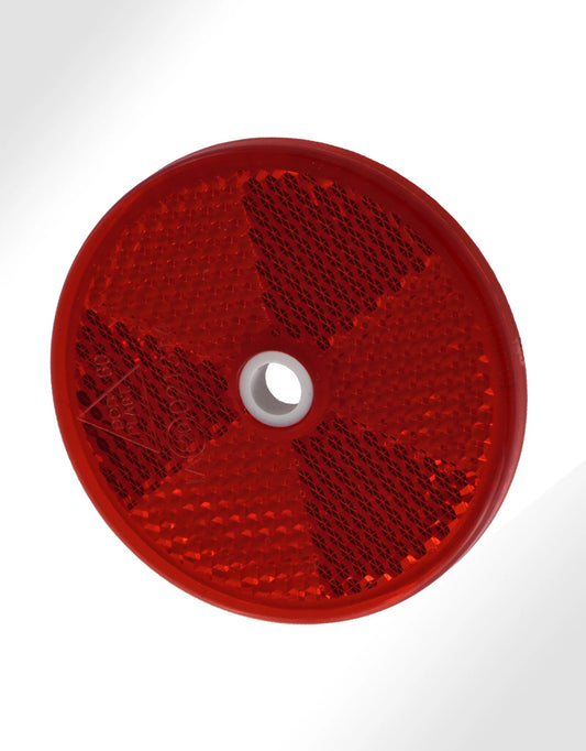 Catadioptre Rond 60 mm ROUGE / BLANC / AMBRE