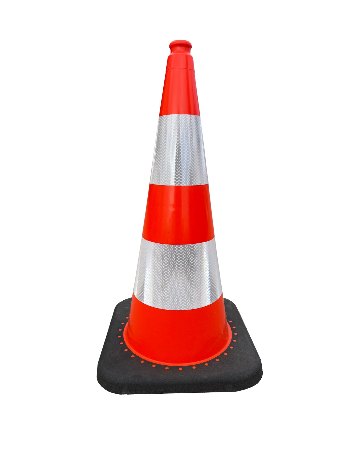 Cône K5A lesté signalisation classe 2 hauteur 75 cm, 4 kgs