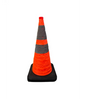 Cône de signalisation pliable 75 cms avec double éclairage, classe 2