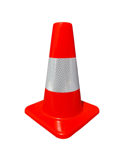 Cône de signalisation orange 30 cm