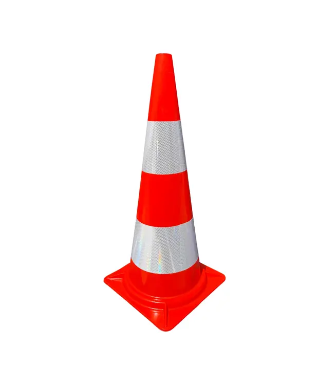 Cône de signalisation orange 75 cm