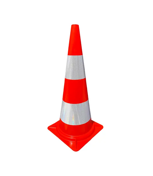 Cône de signalisation orange 75 cm